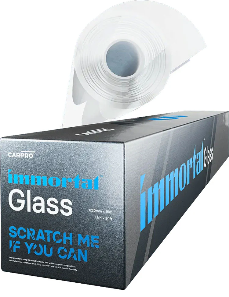 Immortal Glass - Windscreen Protection Film - 1.22mm (48inch) x 15 metres (50ft)