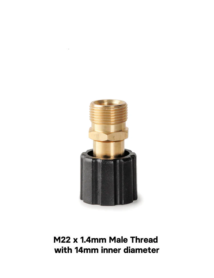 MJJC - Foam Cannon Pro Connection - M22 x 1.4mm Male Thread with 14mm inner diameter (Copy)